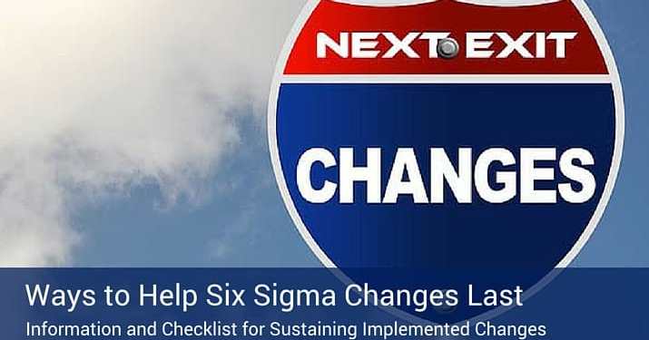 An illustration of a street sign that is in the shape of a badge that says "next exit" in small letters on the top of the sign in red and a blue part of the bottom of the sign that reads "changes" with the backdrop of a blue sky.