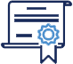 image of a certificate icon