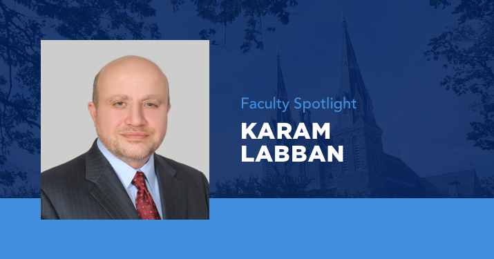 Professional headshot of Villanova University Agile Management faculty member Karam Labban